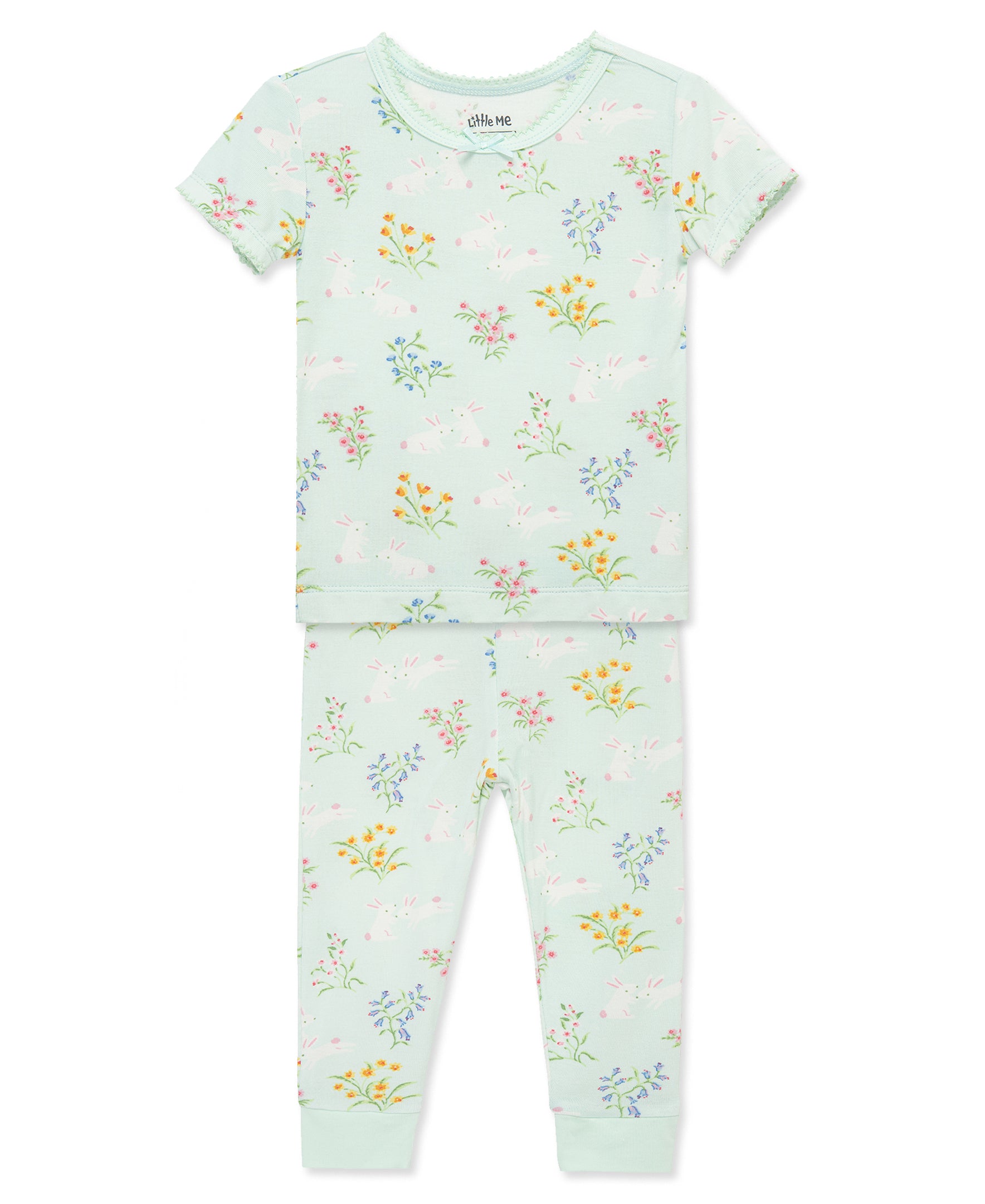 Bunny 4-Piece Pajama Set (2T-4T)
