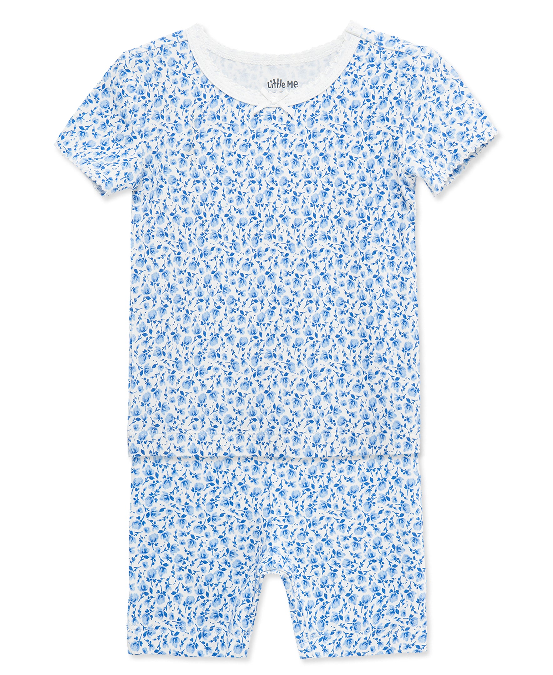 Blue Garden 4-Piece Pajama Set (12M-24M)
