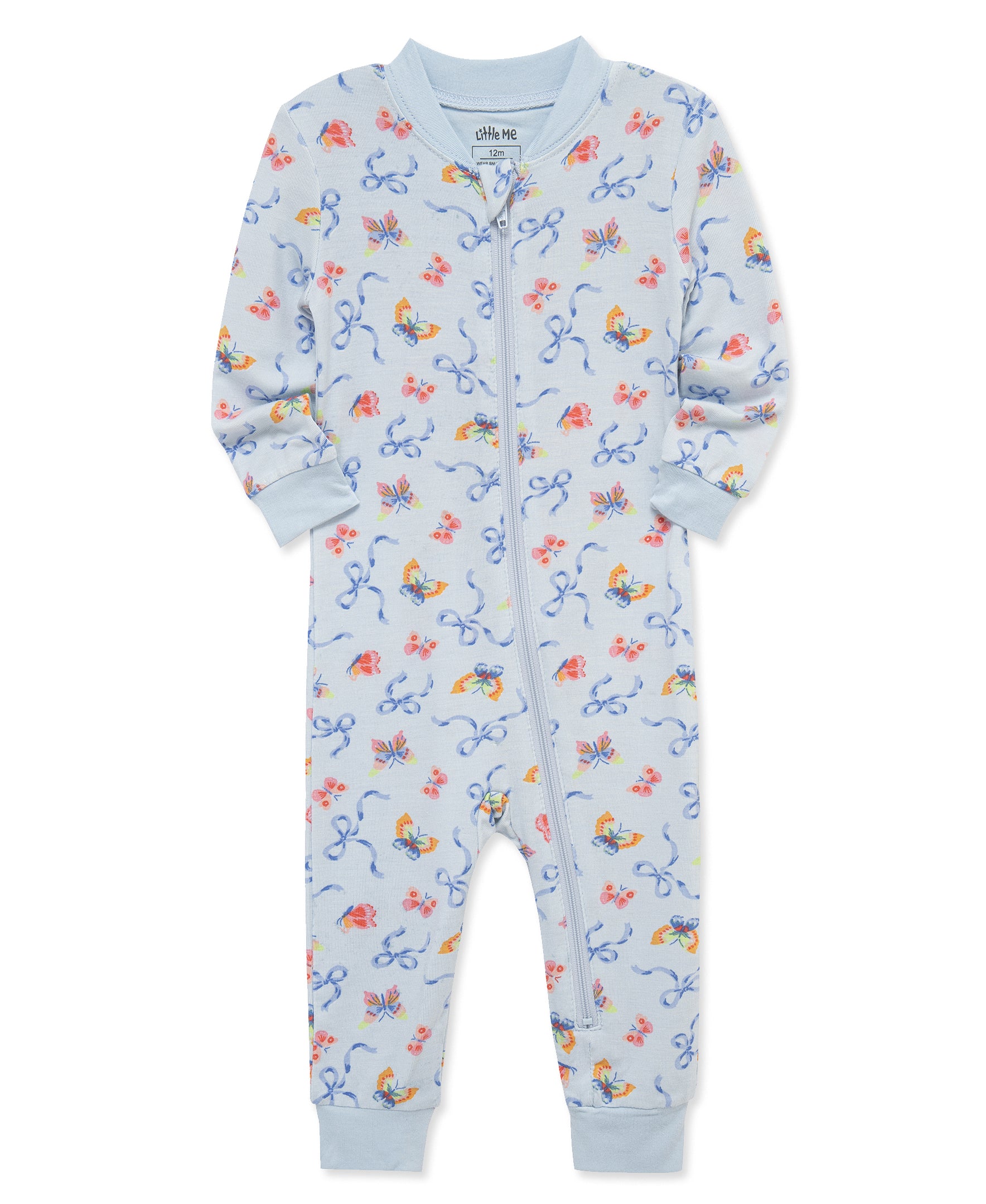 Bow Zip Front One-Piece