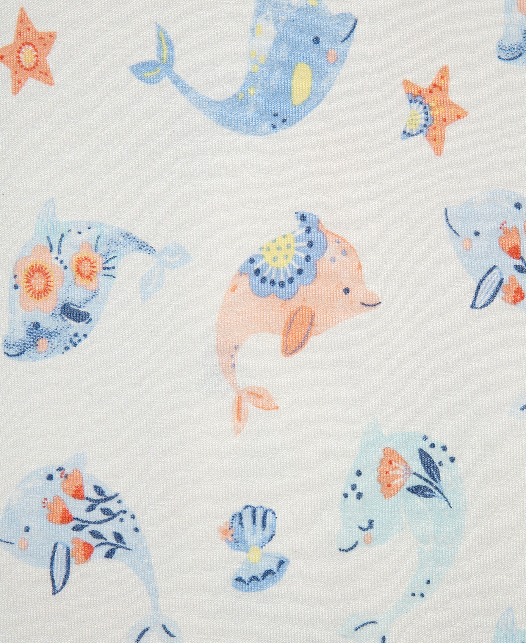 Dolphin Zip Front One-Piece