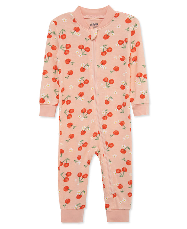 Cherry Zip Front One-PIece - Little Me