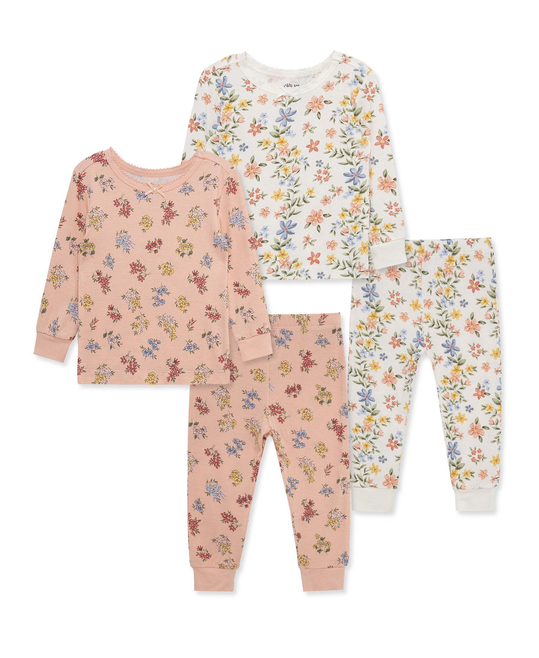 Garden 4-Piece Pajama Set (2T-4T) - Little Me