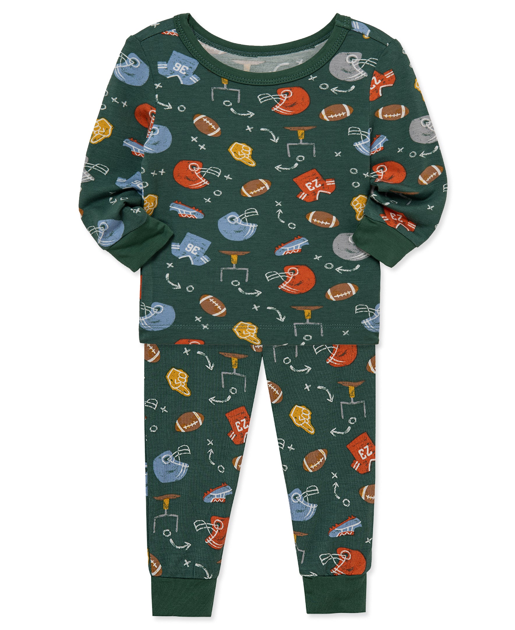 Football 4-Piece Pajama Set (12M-24M) - Little Me