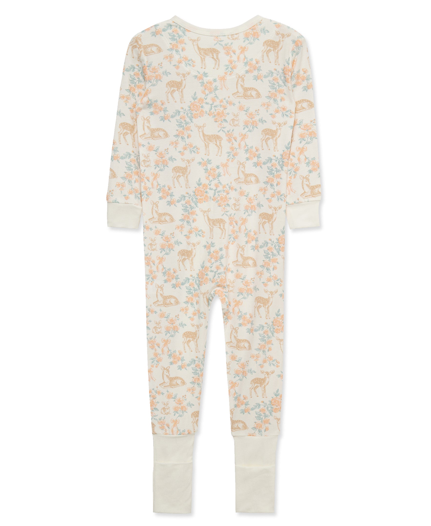 Deer Zip Front Footie Pajama - Little Me