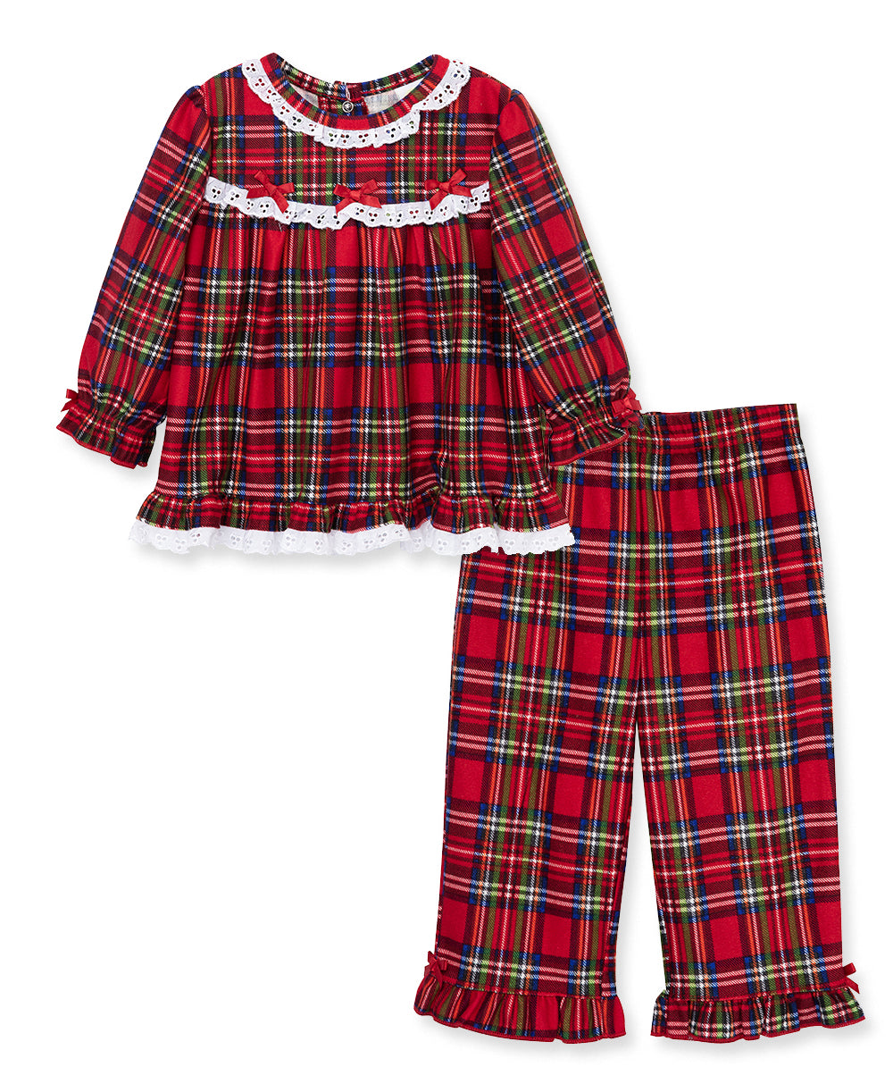 Plaid 2-Piece Pajama Set (12M-24M) - Little Me