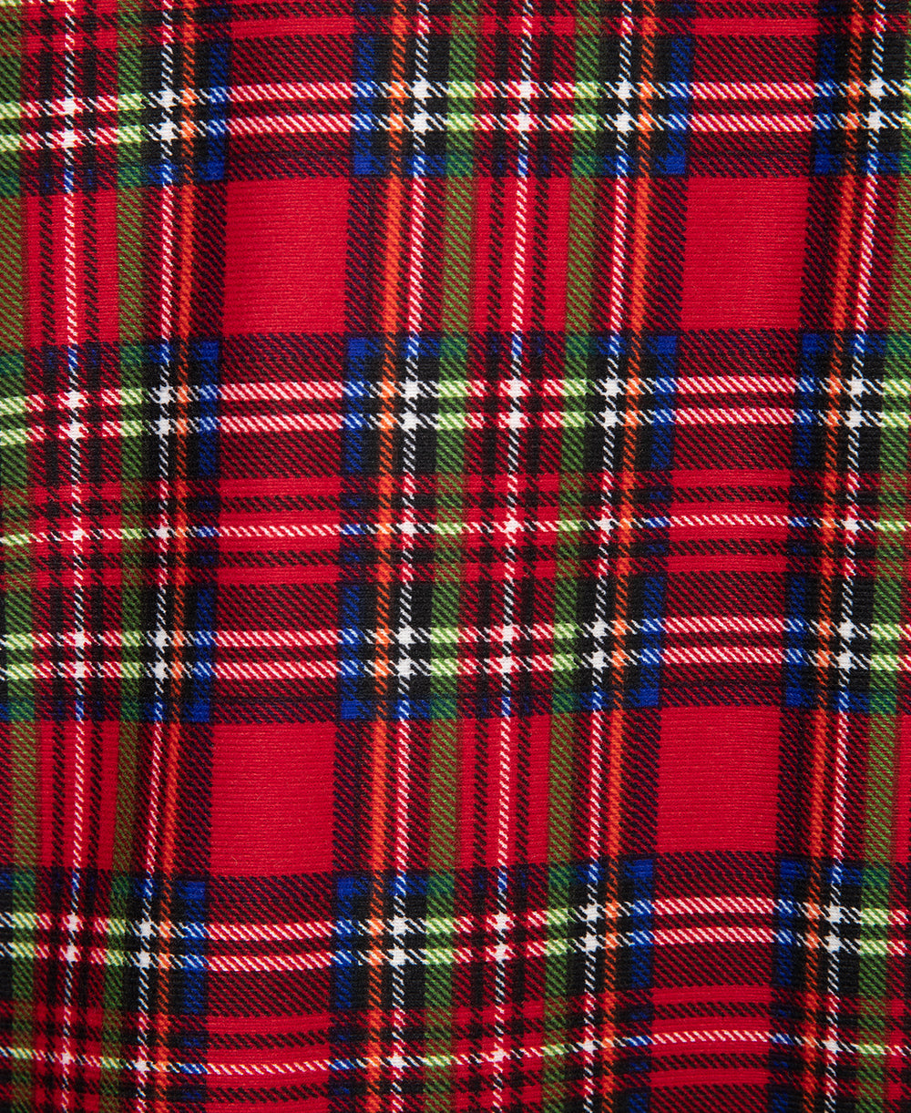 Plaid Collared Footie (3M-12M) - Little Me