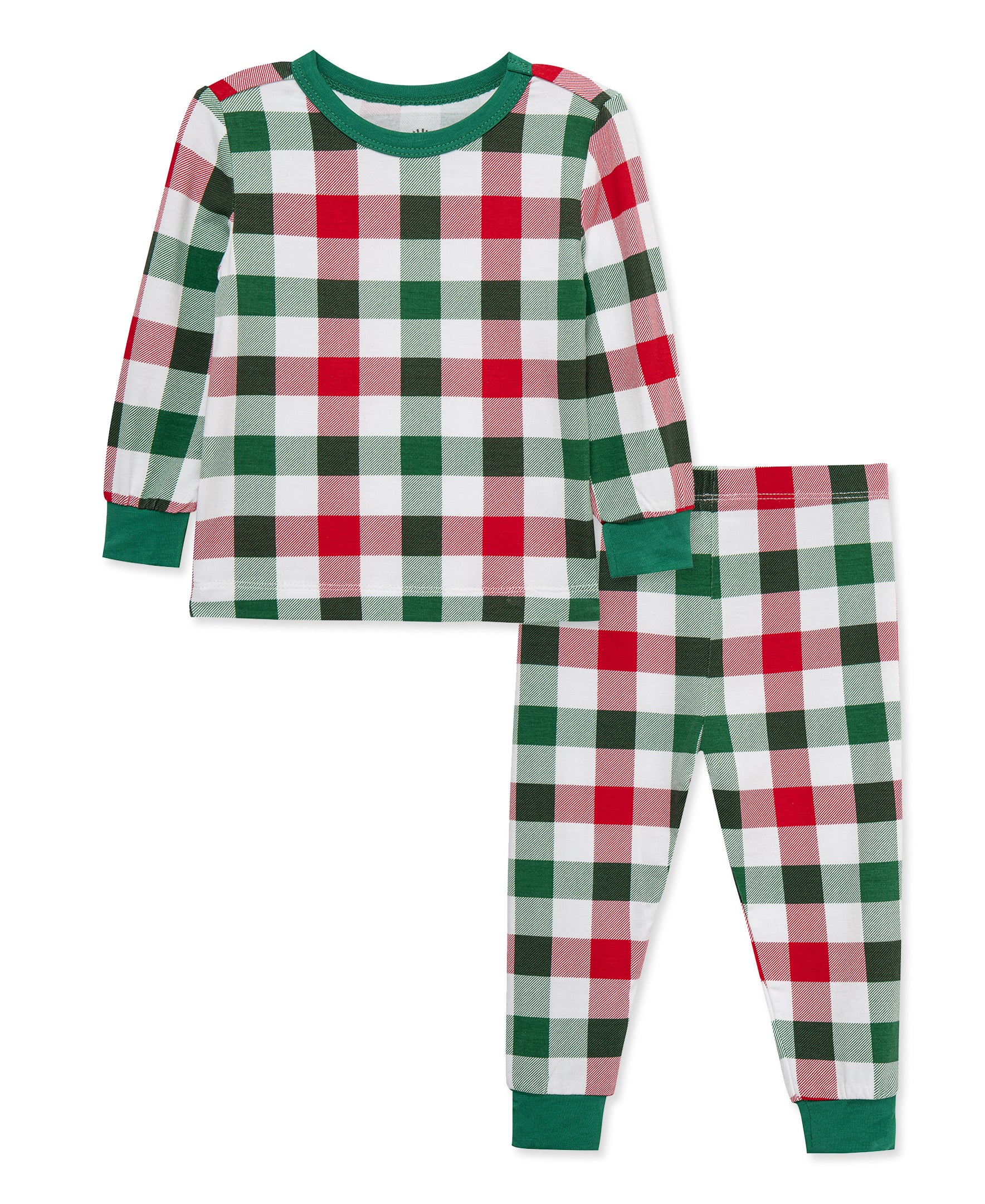 Plaid 2-Piece Pajama Set (2T-4T) - Little Me