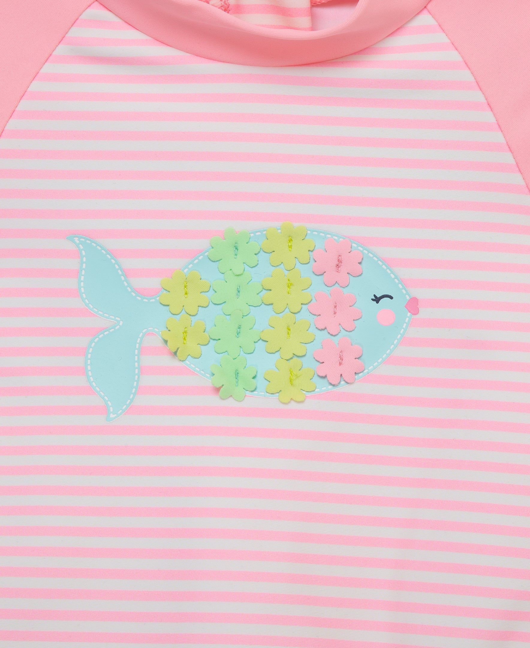 Fish 1-Piece Rashguard Swimsuit (2T-4T) - Little Me