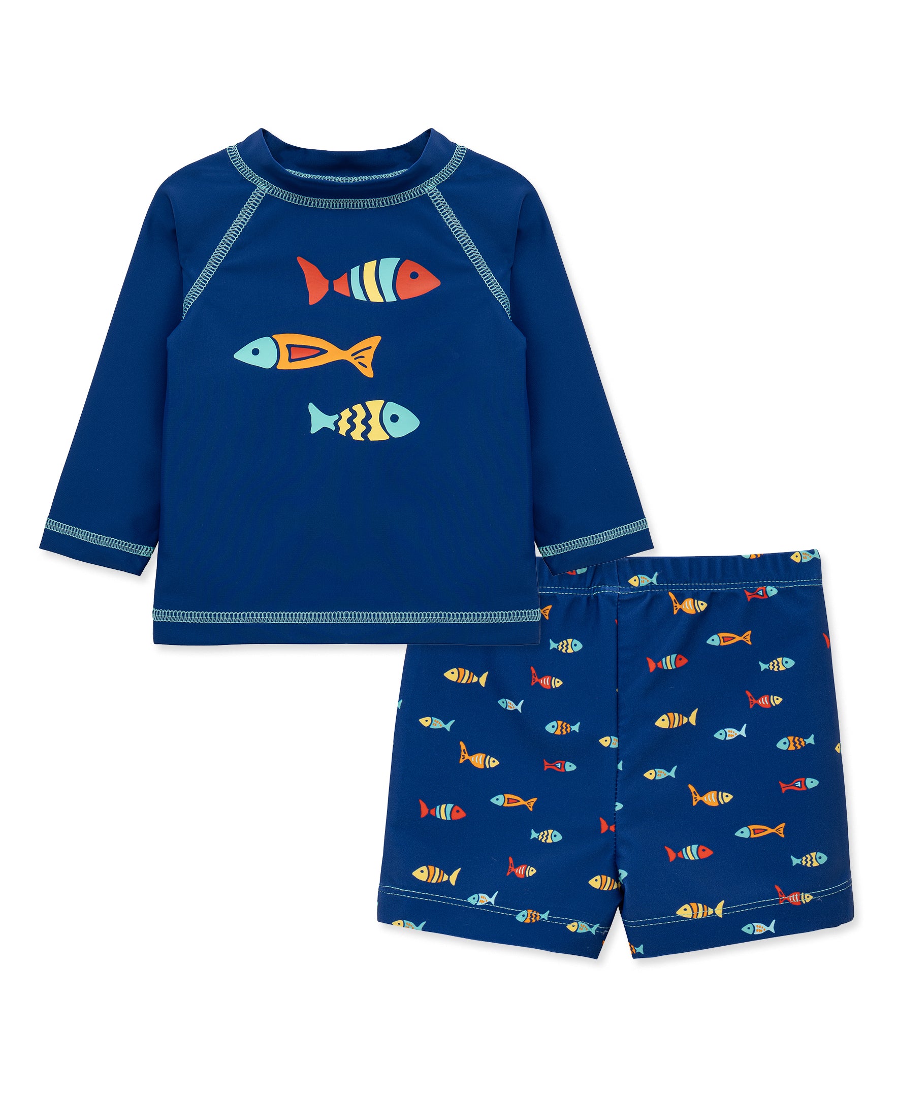 Fish Rashguard Set (2T-4T) - Little Me