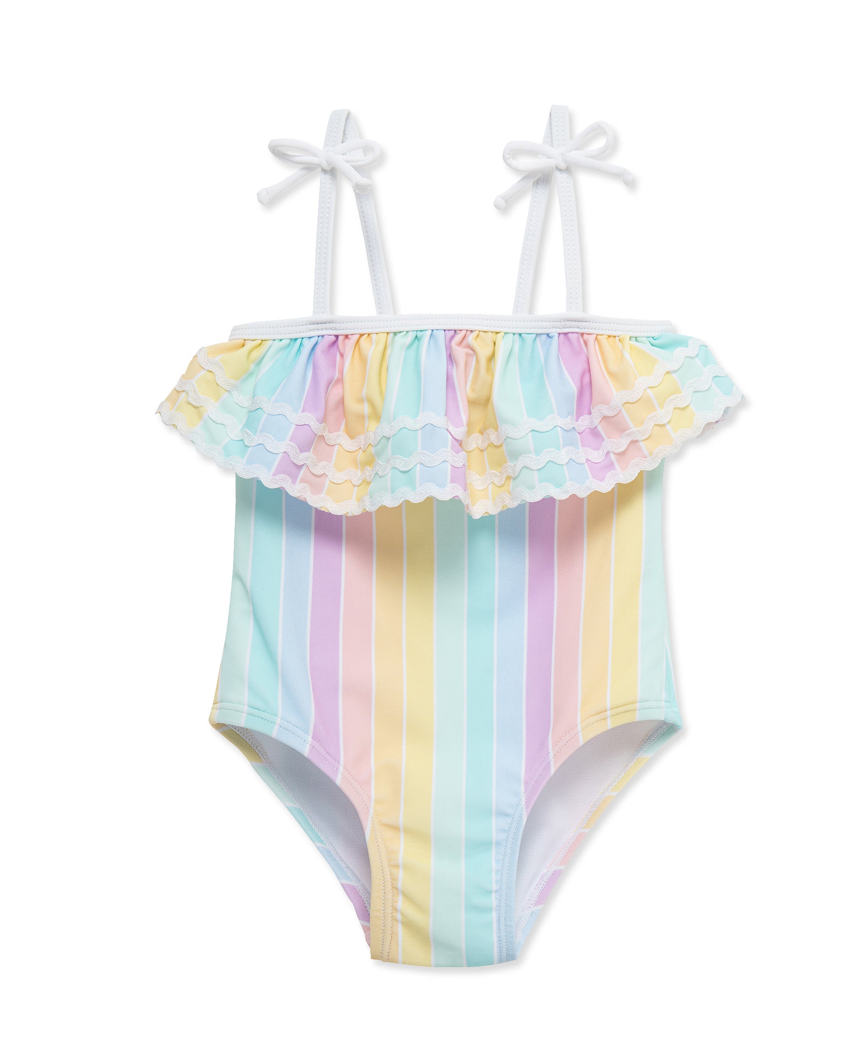 Multi Stripe One-Piece Swimsuit (6M-24M) - Little Me