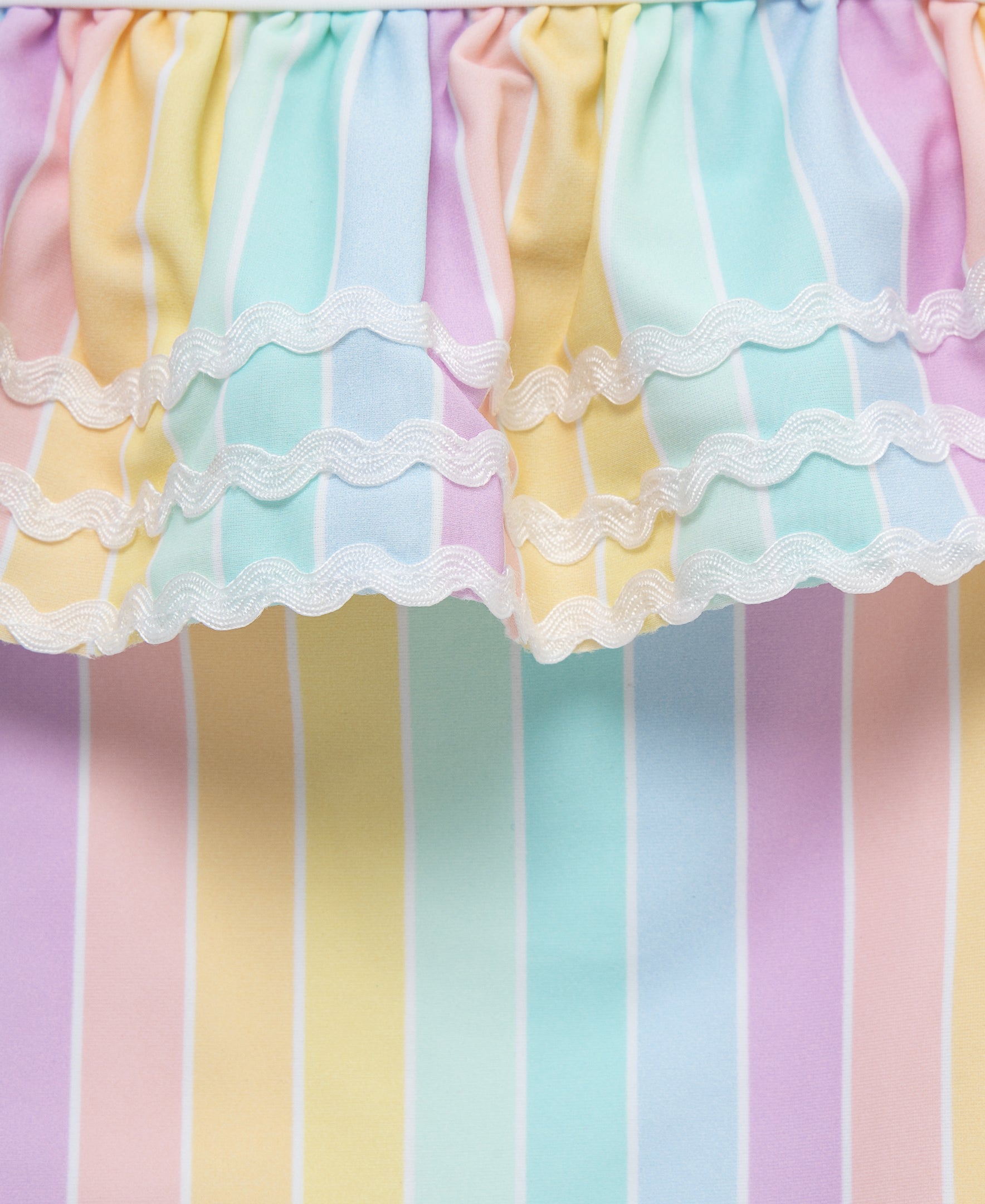 Multi Stripe One-Piece Swimsuit (2T-4T) - Little Me