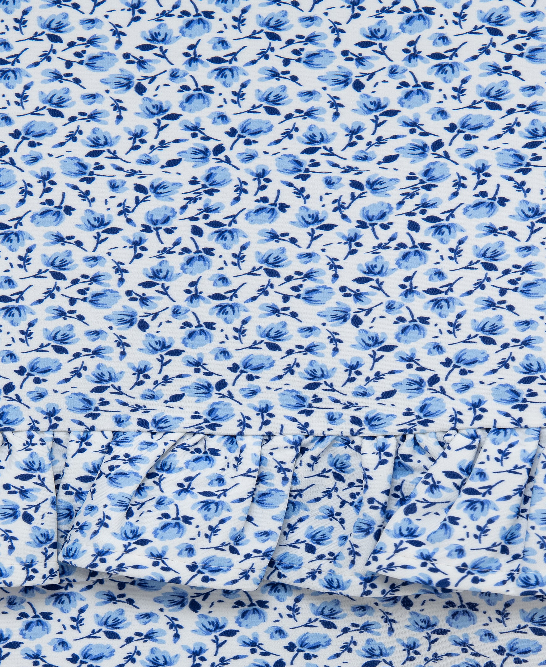 Blue Floral One-Piece Rashguard (2T-4T) - Little Me