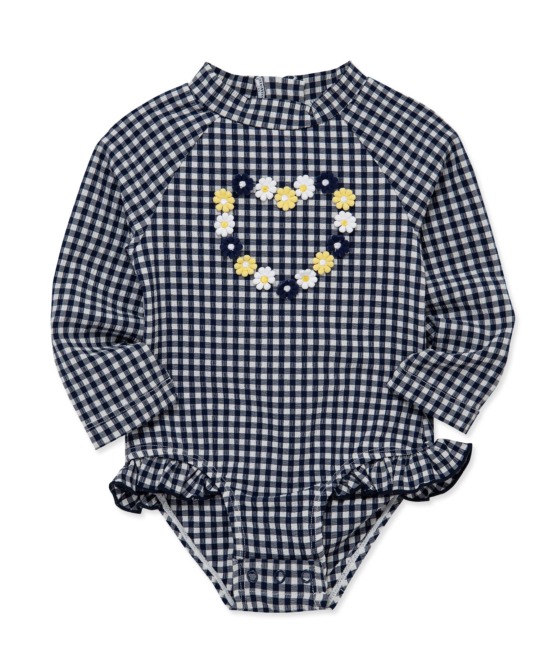 Gingham One-Piece Rashguard (6M-24M) - Little Me