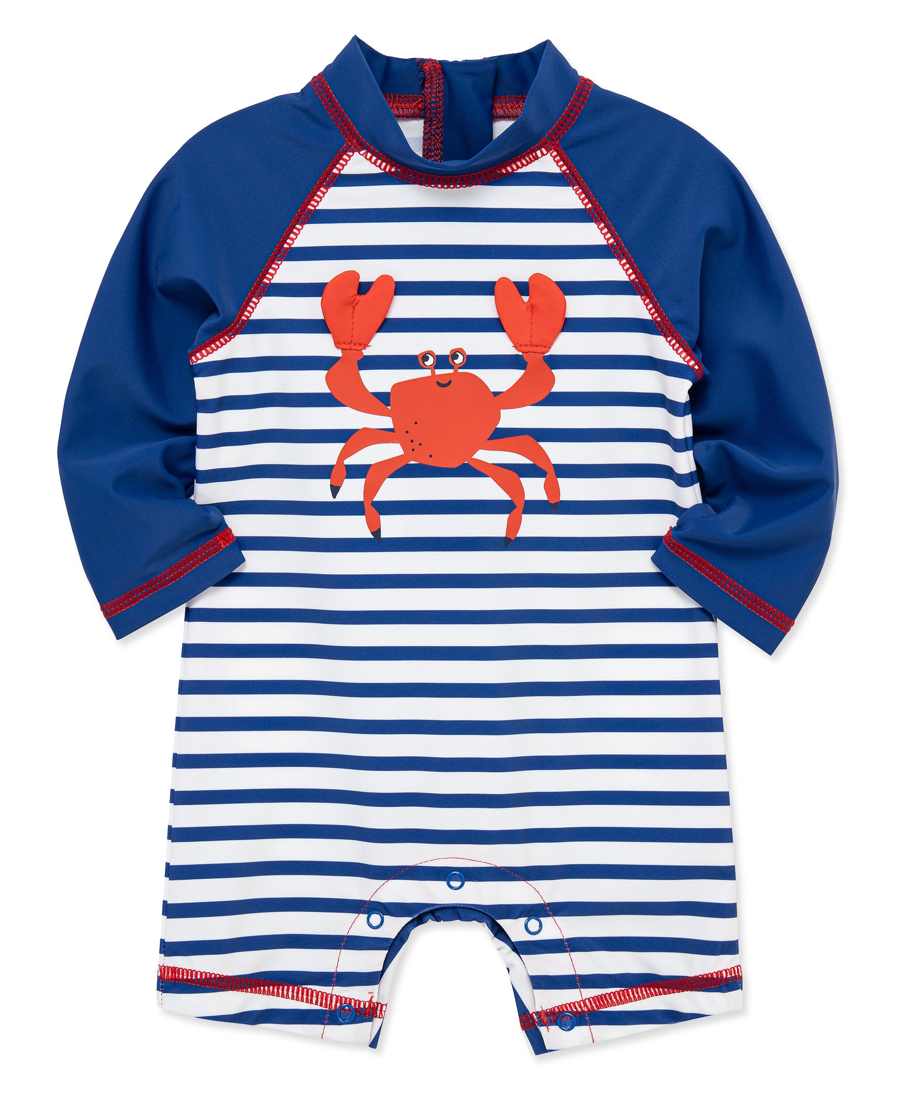 Crab Long Sleeve Rashguard Suit - Little Me