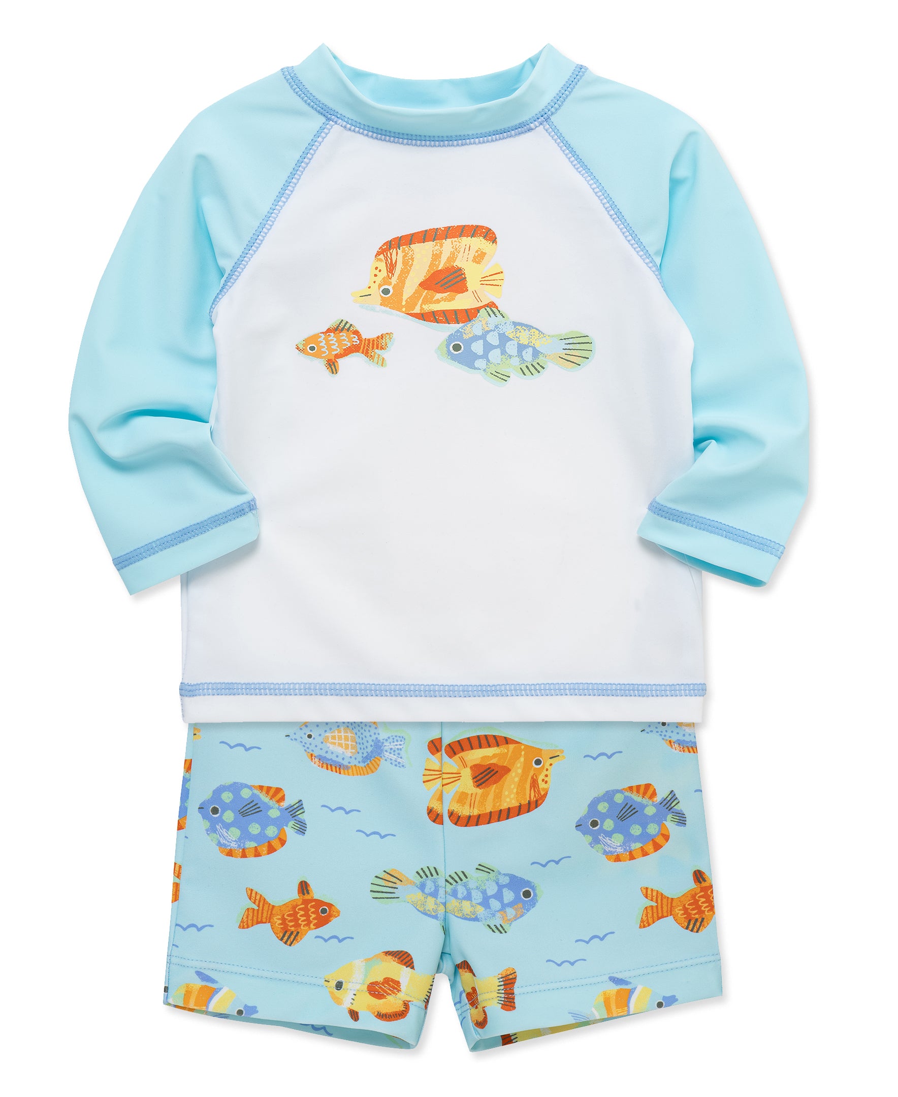 Fish Rashguard Set (2T-4T) - Little Me