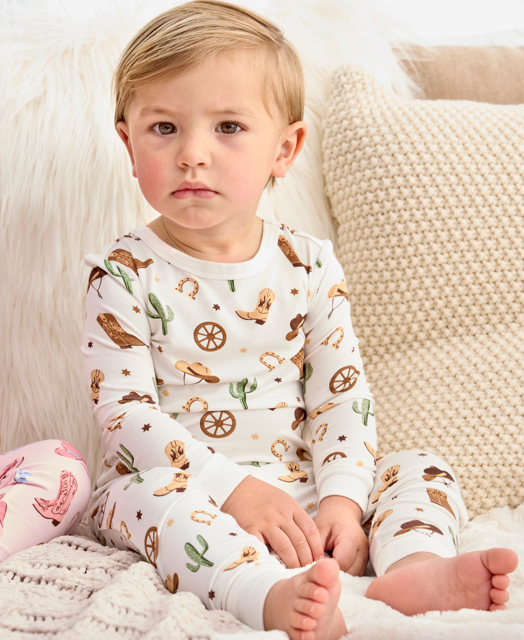 Cowboy 4-Piece Toddler Pajama Set (2T-4T) - Little Me