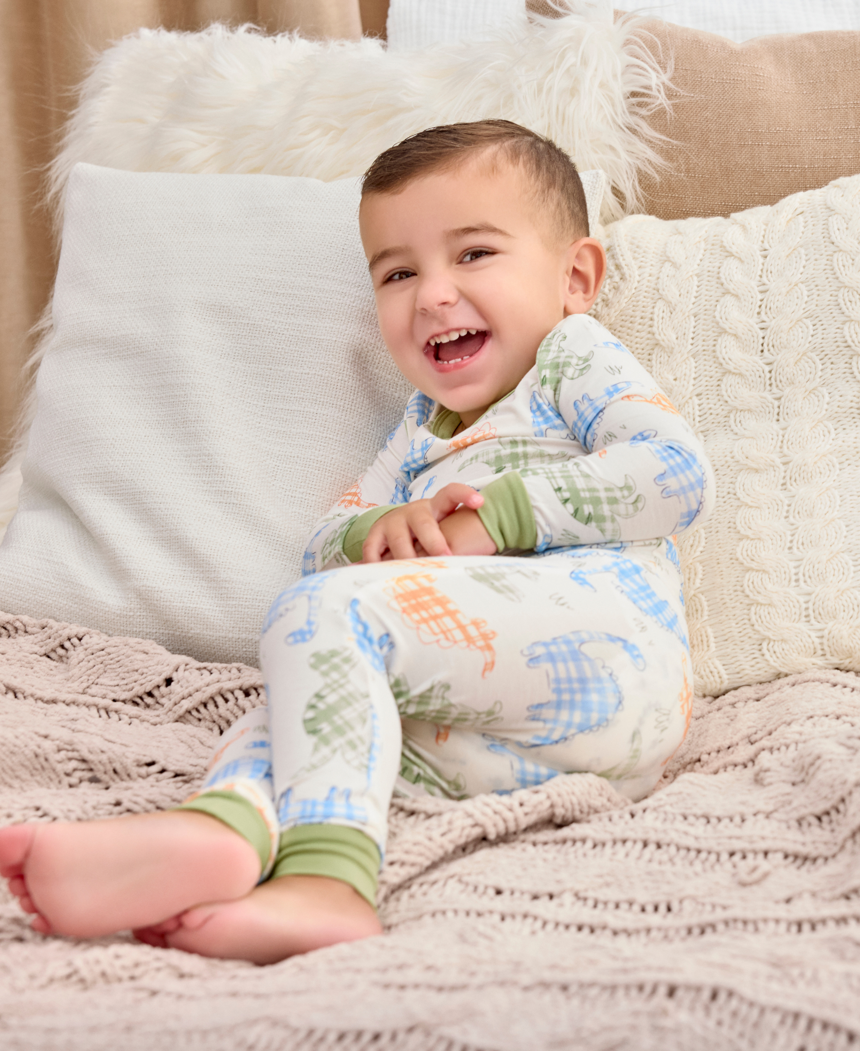 Dino 4-Piece Toddler Pajama Set (2T-4T) - Little Me