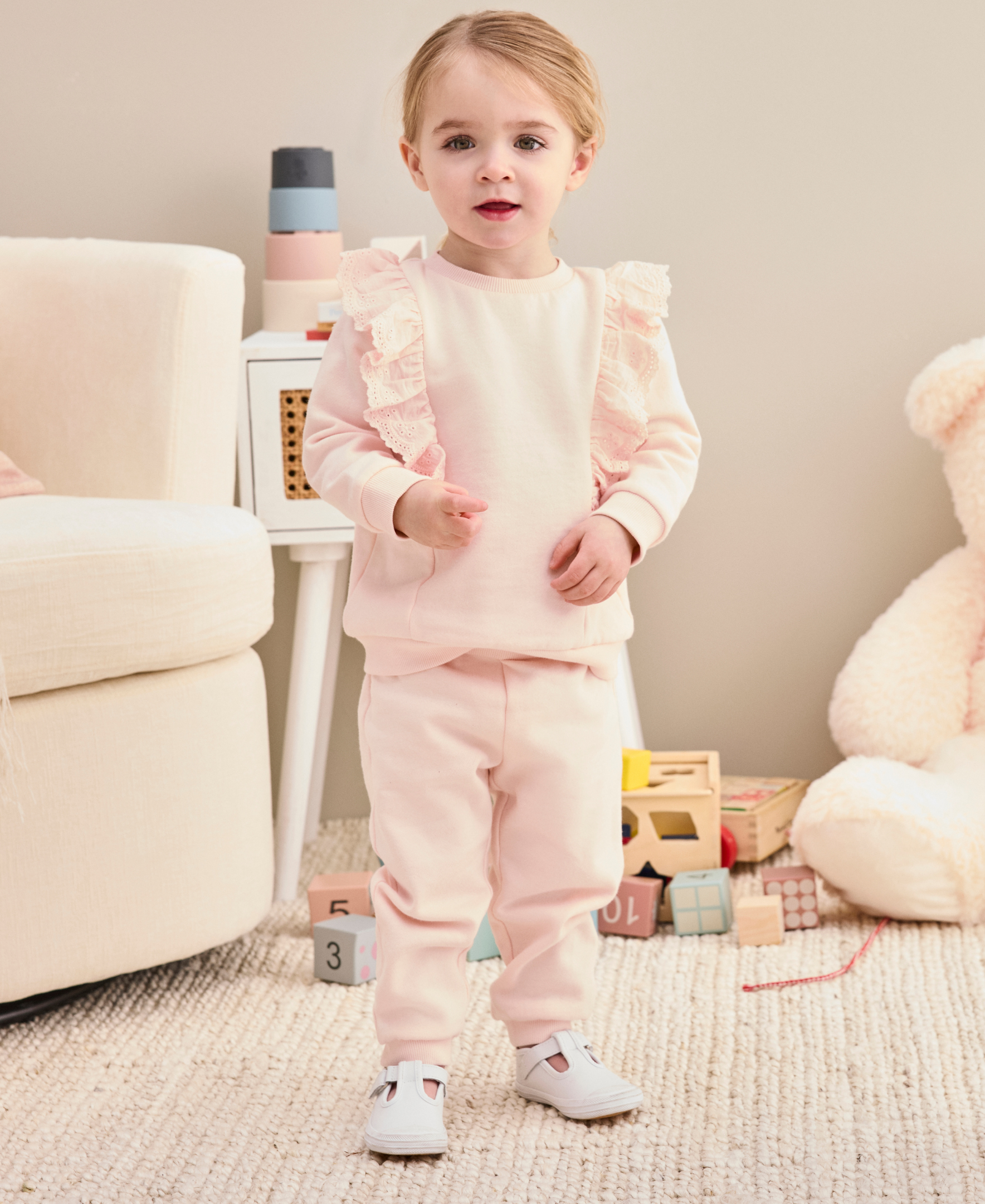 Pink Toddler Sweatshirt Set (2T-4T) - Little Me