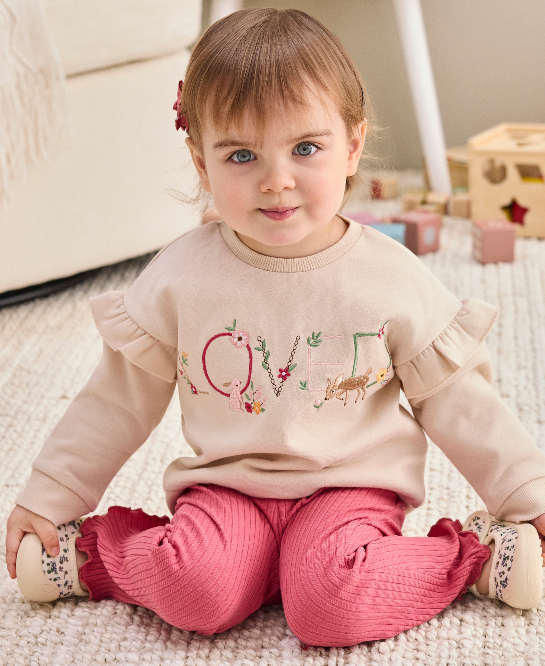 Loved 2-Piece Toddler Sweatshirt Set (2T-4T) - Little Me
