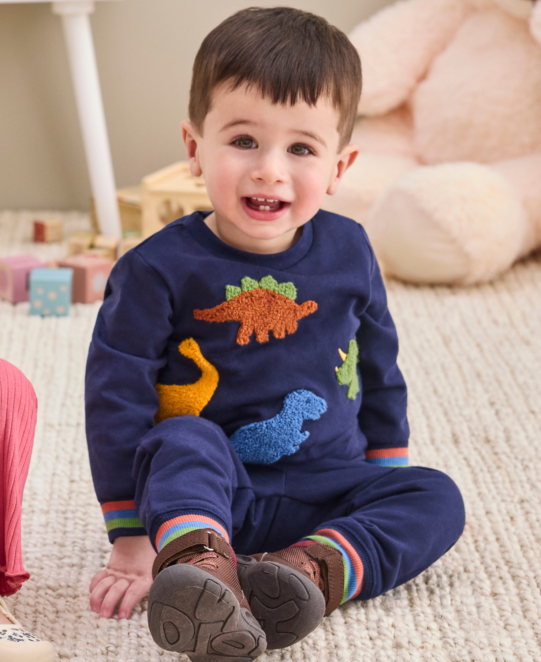 Dino 2-Piece Toddler Sweatshirt Set (2T-4T) - Little Me
