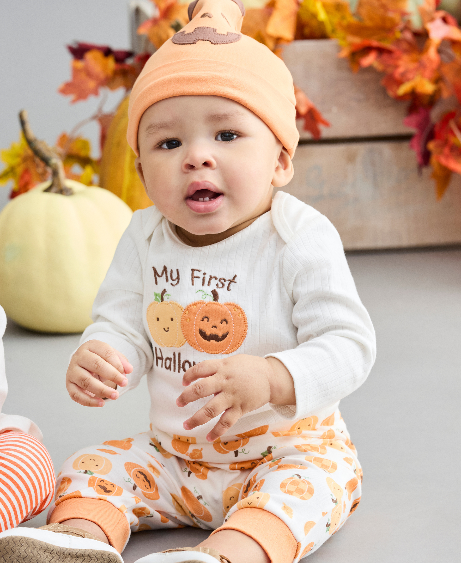 Pumpkin Bodysuit & Pant Set (3M-12M)