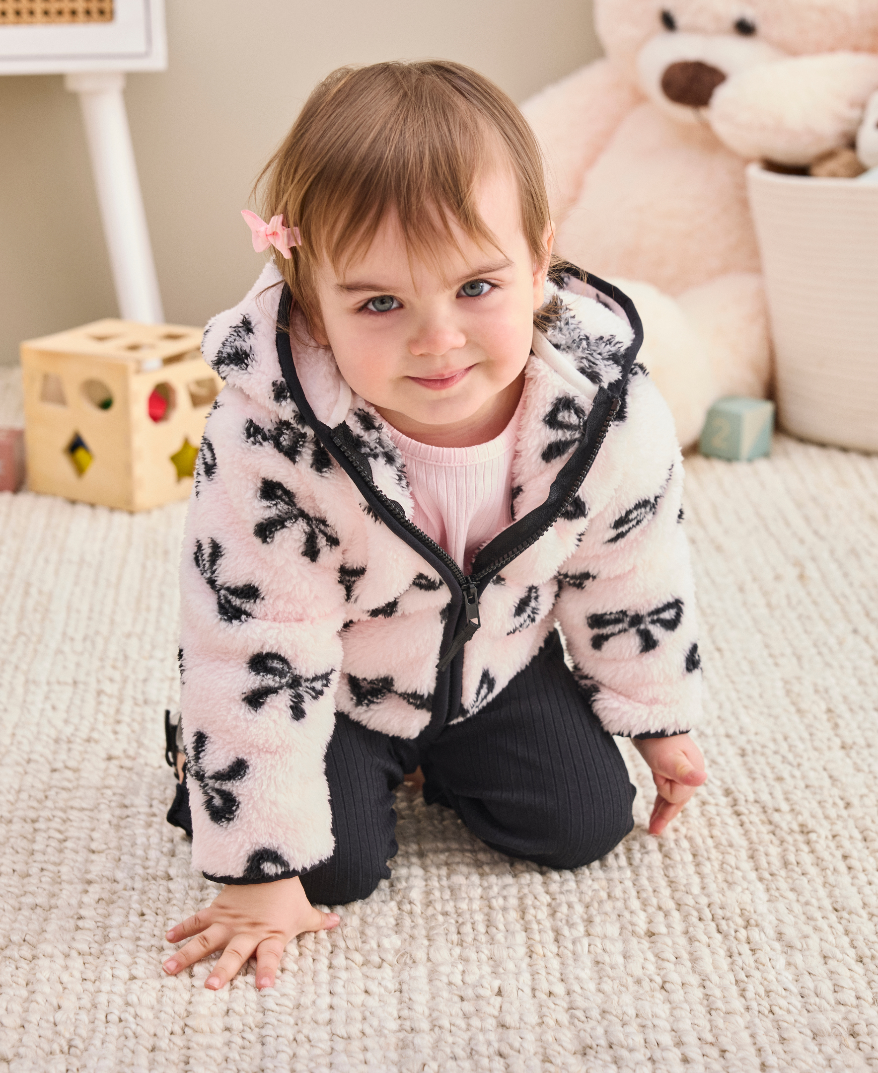 Bow 3-Piece Sherpa Set (12M-24M)