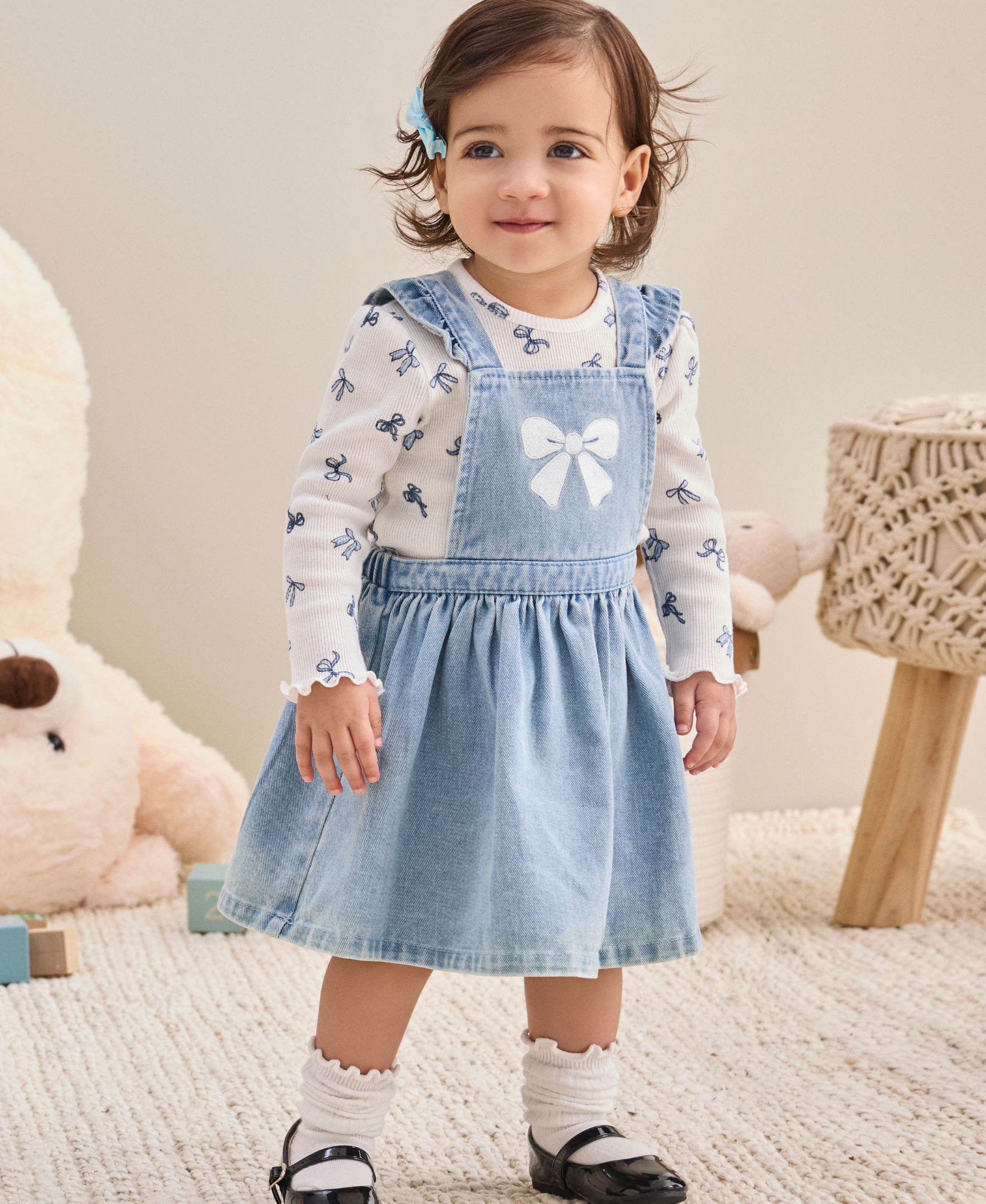 Bow Toddler Jumper Set (2T-4T) - Little Me