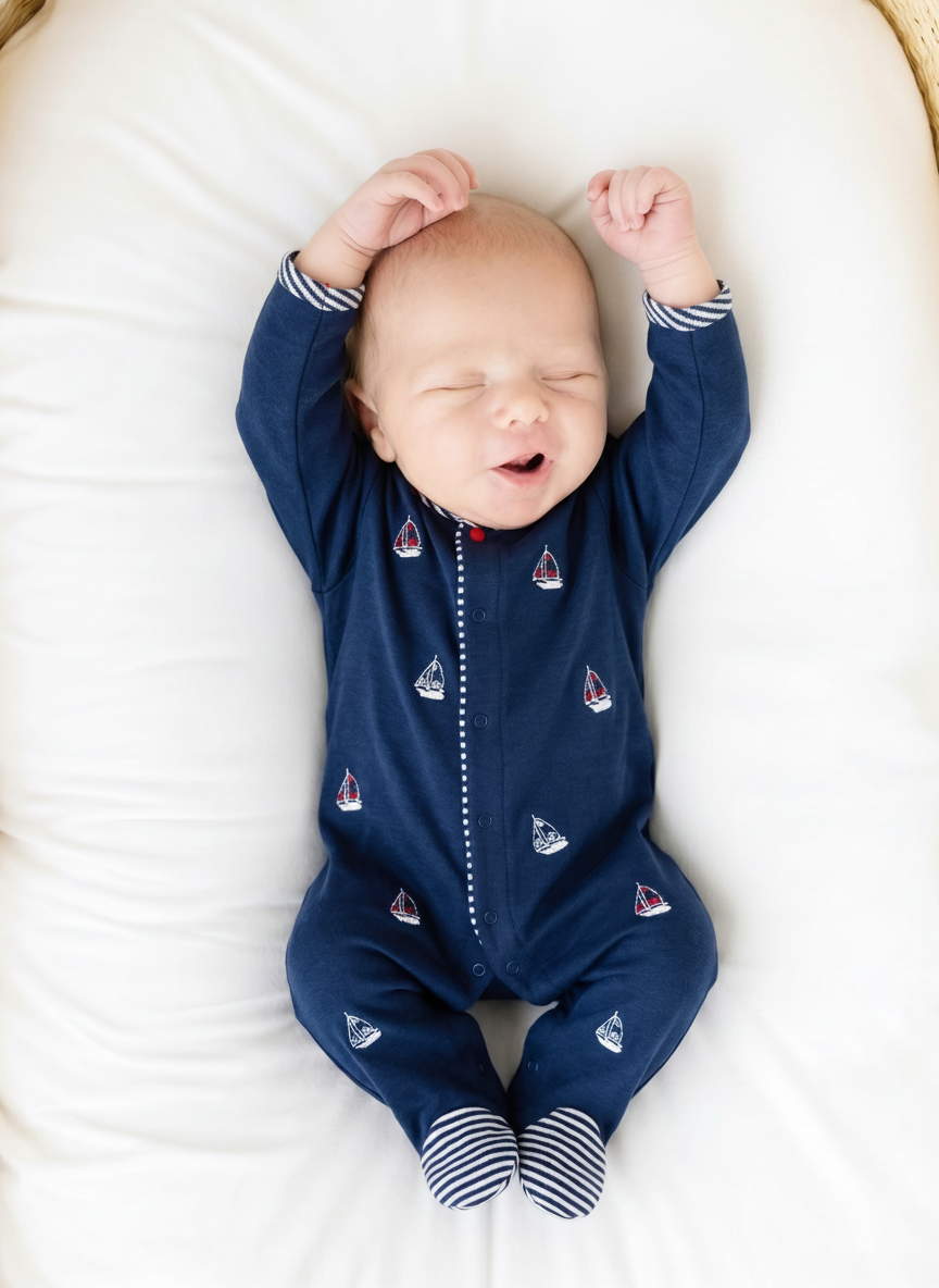 Little Me preemie baby clothing — soft footed one-pieces and blankets for premature babies