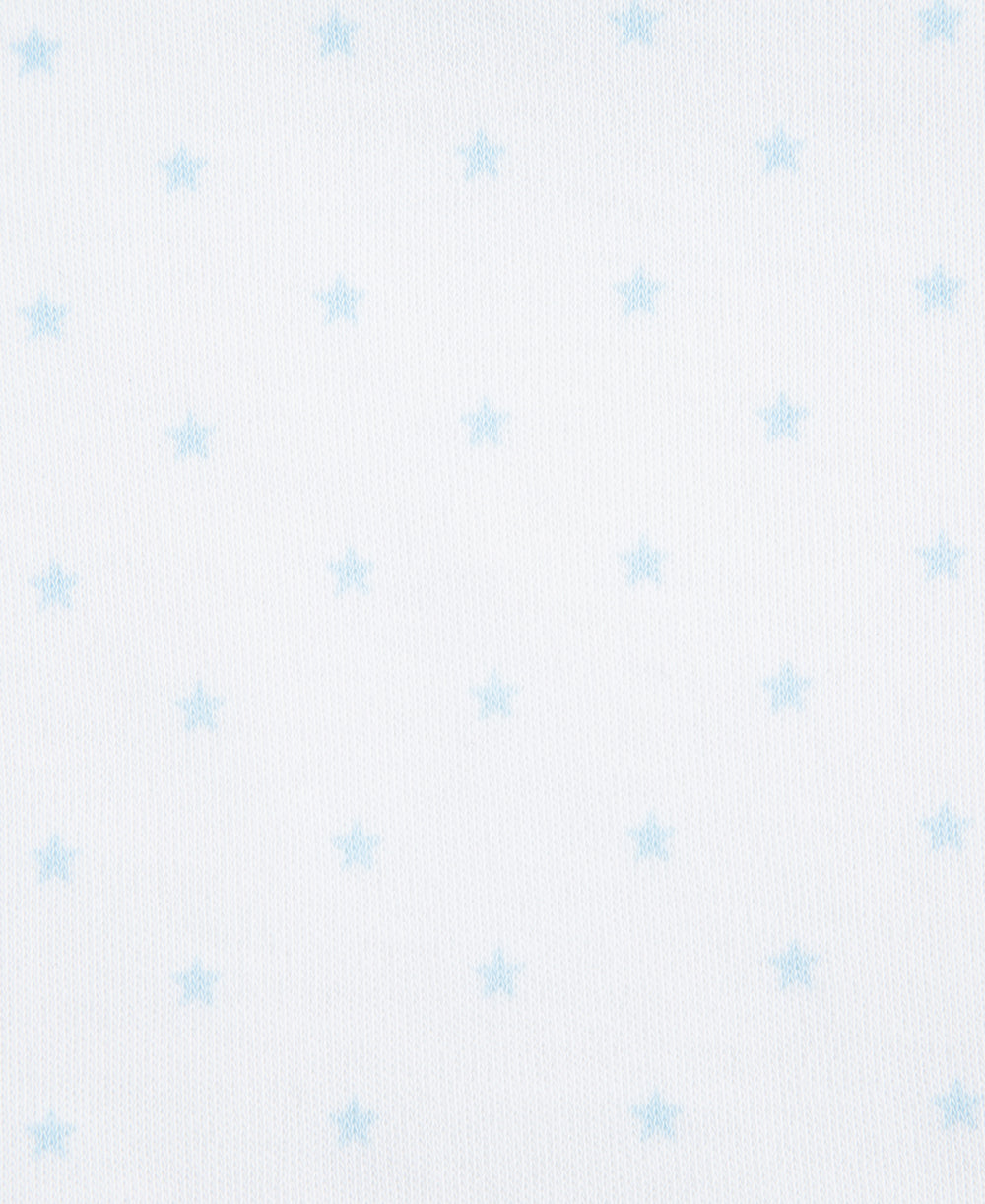 Blue Welcome To The World Bib & Burp Set - Little Me