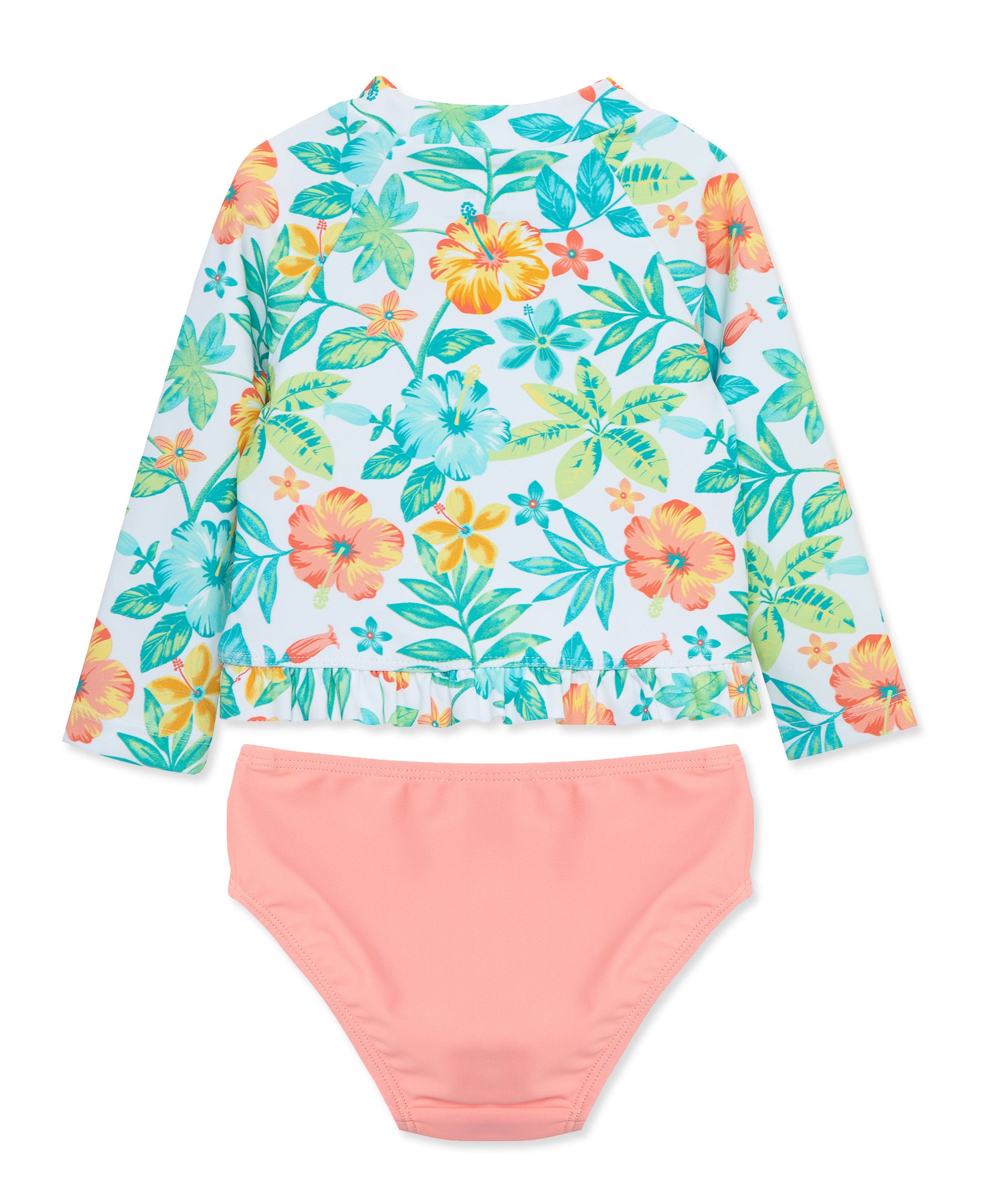 Tropical Two-Piece Infant Long Sleeve Rashguard (6M-24M) - Little Me