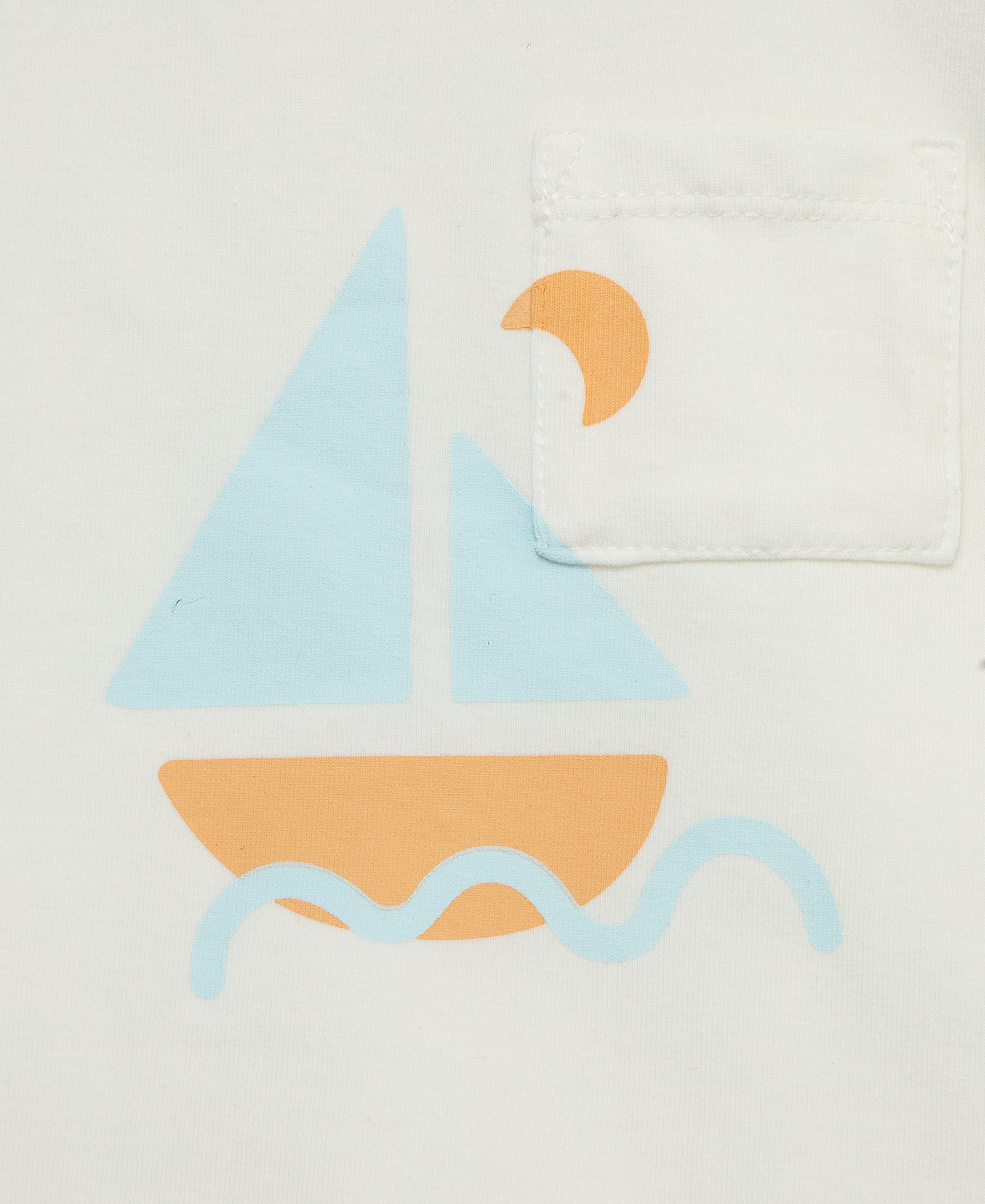 Focus Kids Blue Sail Away Retro Short Set (12M-24M) - Little Me